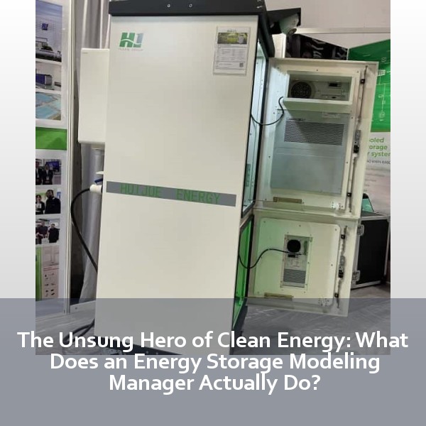 The Unsung Hero of Clean Energy: What Does an Energy Storage Modeling Manager Actually Do?